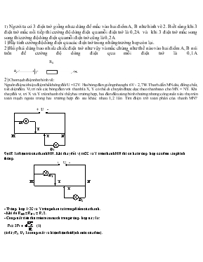 Đề 1 thi học sinh giỏi môn vật lý lớp 9